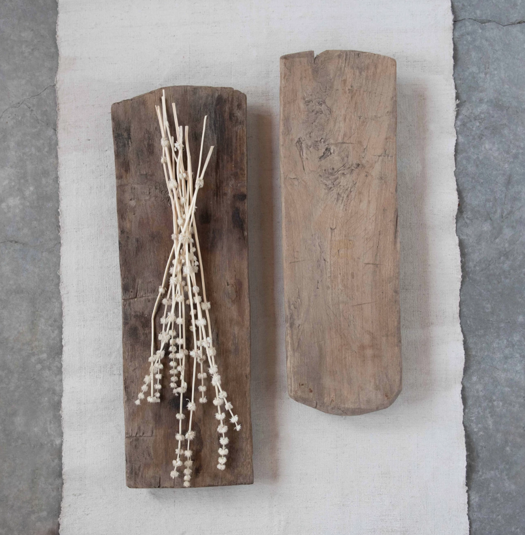 DF2318 Found Wood Board, Rock Finish
