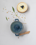 DF6332 Stoneware Baker with Spreader, Blue