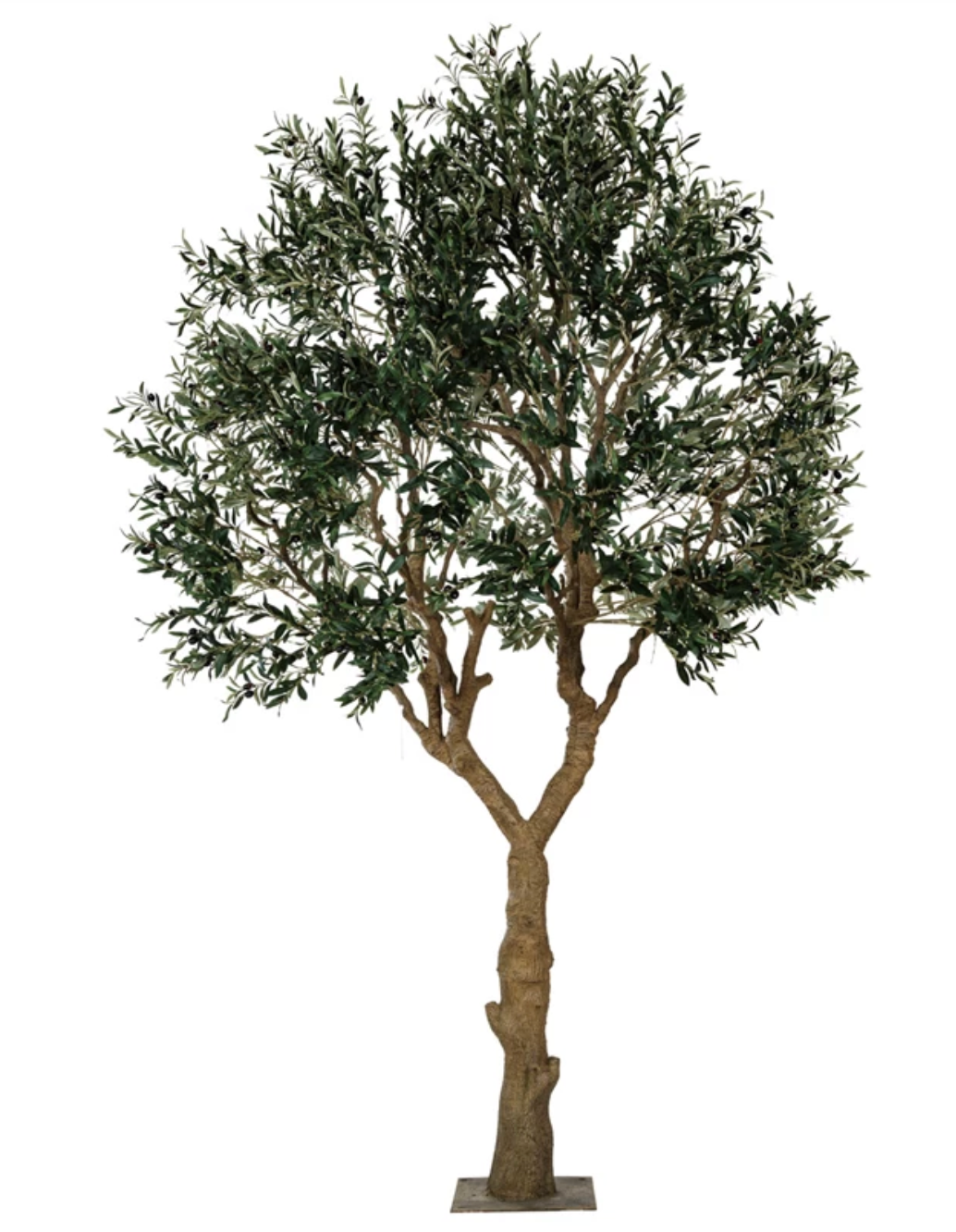 DF8425 Faux Olive Tree, Natural and Black