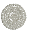 DF9408 Recycled Cotton Blend Crocheted Placemat