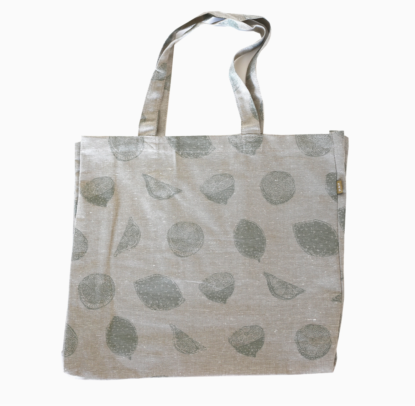 RHSTB23543 Sage Green Lemon Tote Bag
