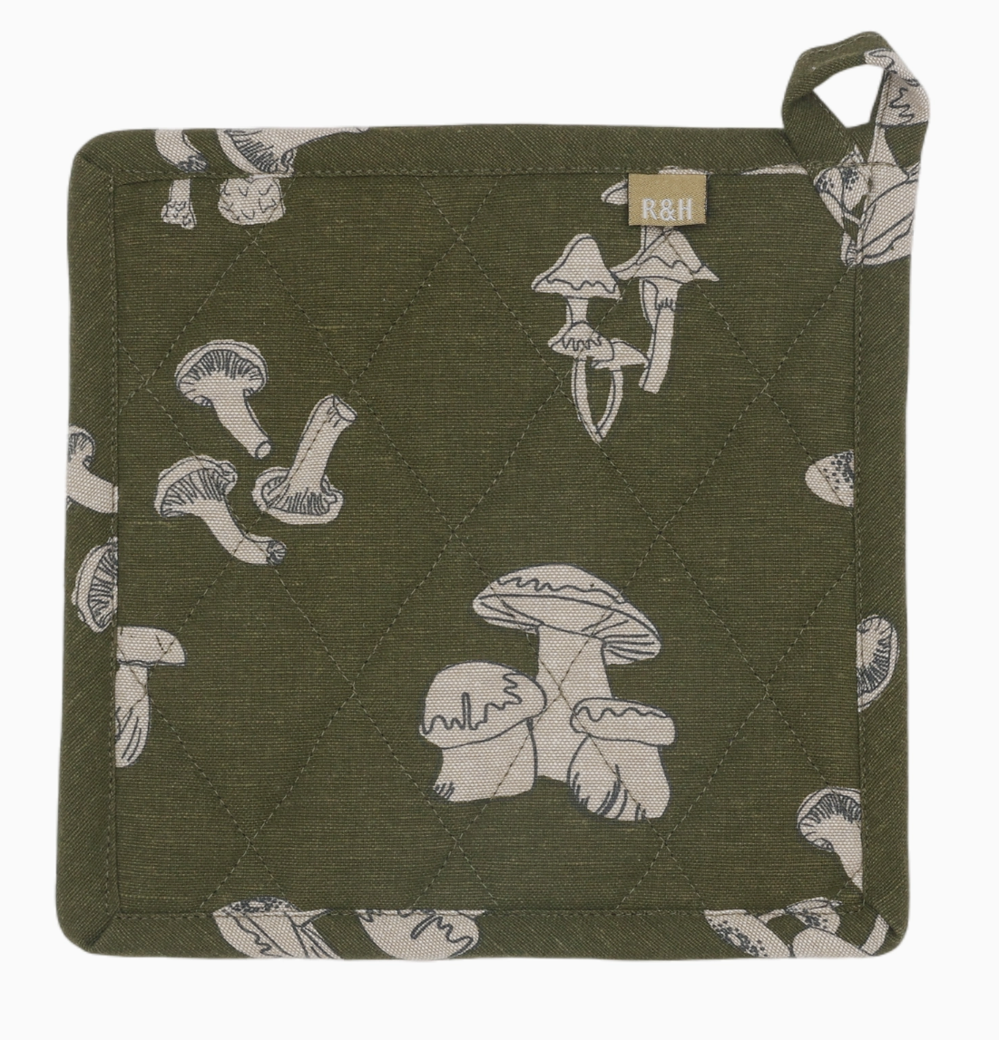 RHTV25111 Green Mushroom Pot Holder Trivet
