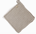 RHTV25311 Green Seersucker Pot Holder Trivet