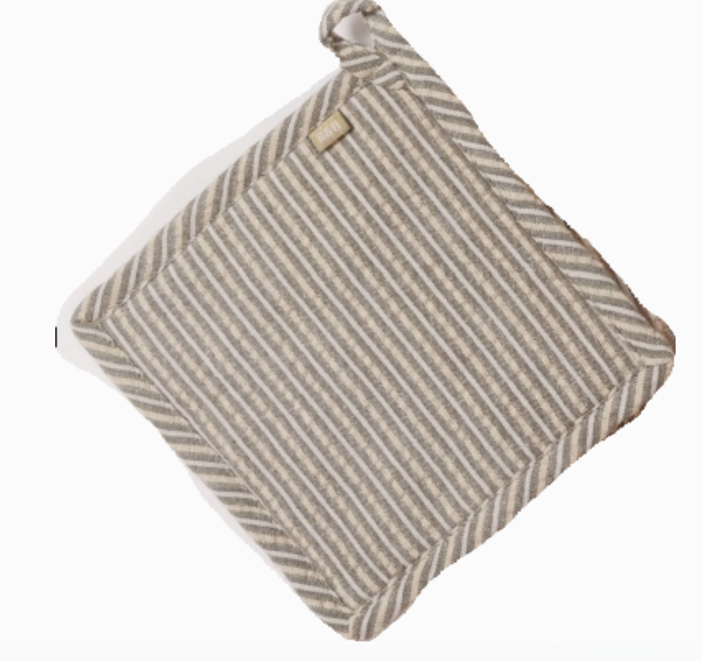 RHTV25311 Green Seersucker Pot Holder Trivet