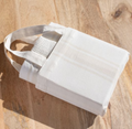 PDBX06 3 Pc Beige Stripe Towel w Bag