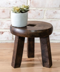 PDVB04 7.9" Mango Wood Round Pedestal