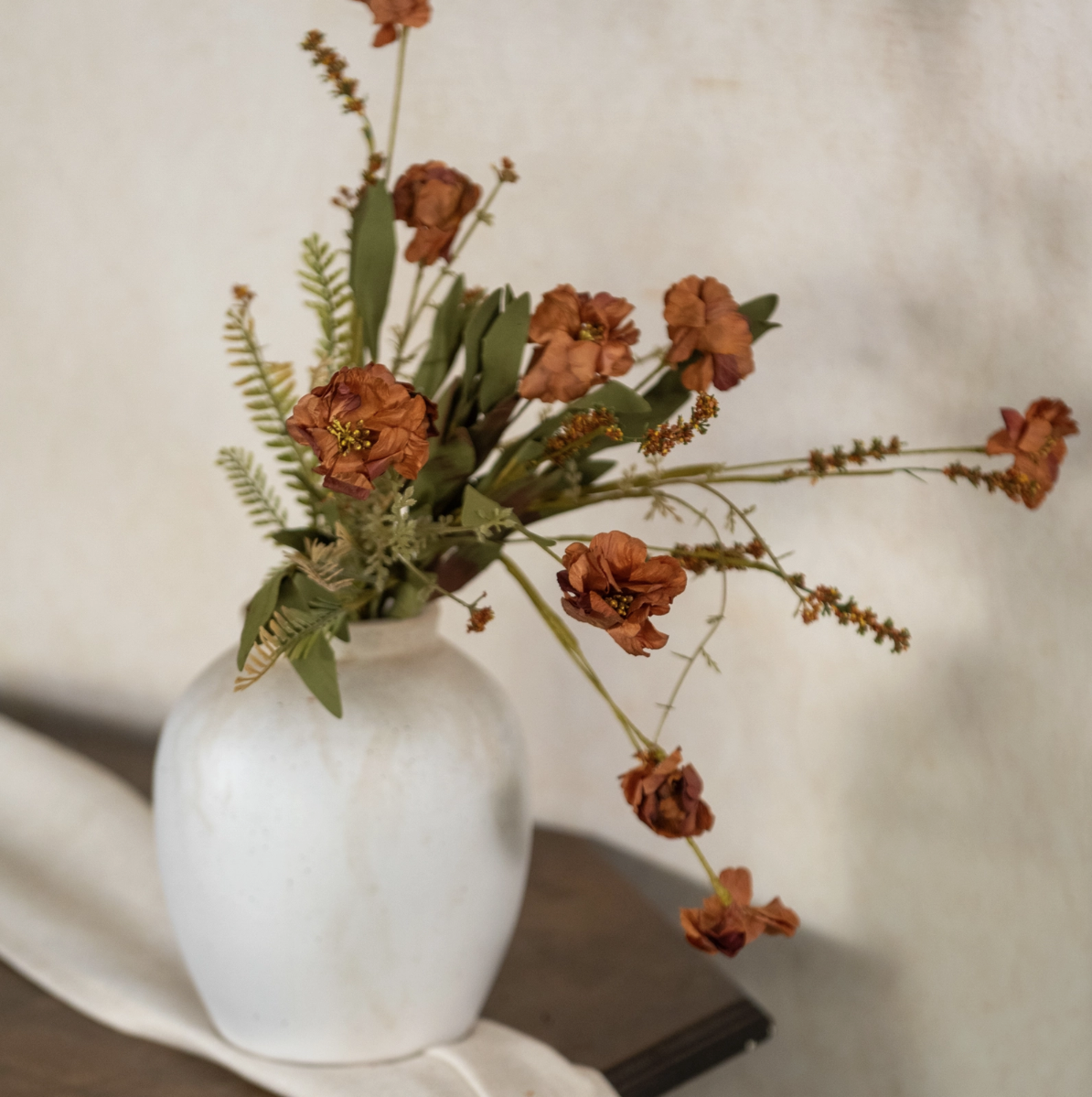 G228347 20.5" BROWN WILD FLOWER BUSH