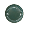 DG1123 8" Stoneware Plate, Forest Green