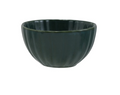 DG1130 5" Stoneware Fluted Bowl, Forest Green
