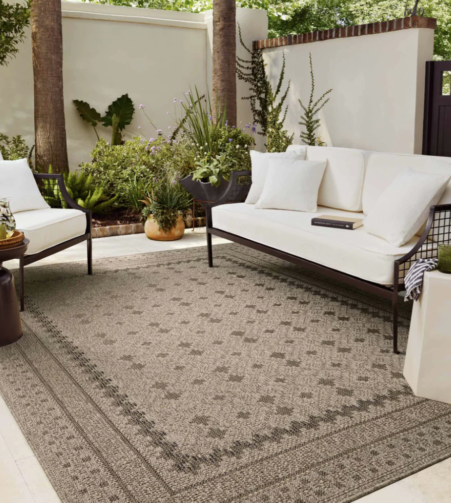 8x10 Providence 06 Charcoal & Dove Rug