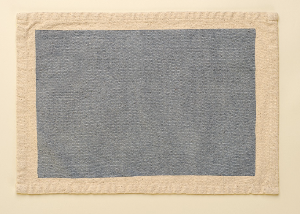 4-6568 Set of 4 Canvas Placemats Light Blue