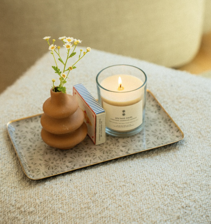 01-9215 Kalyani Decorative Tray, Large