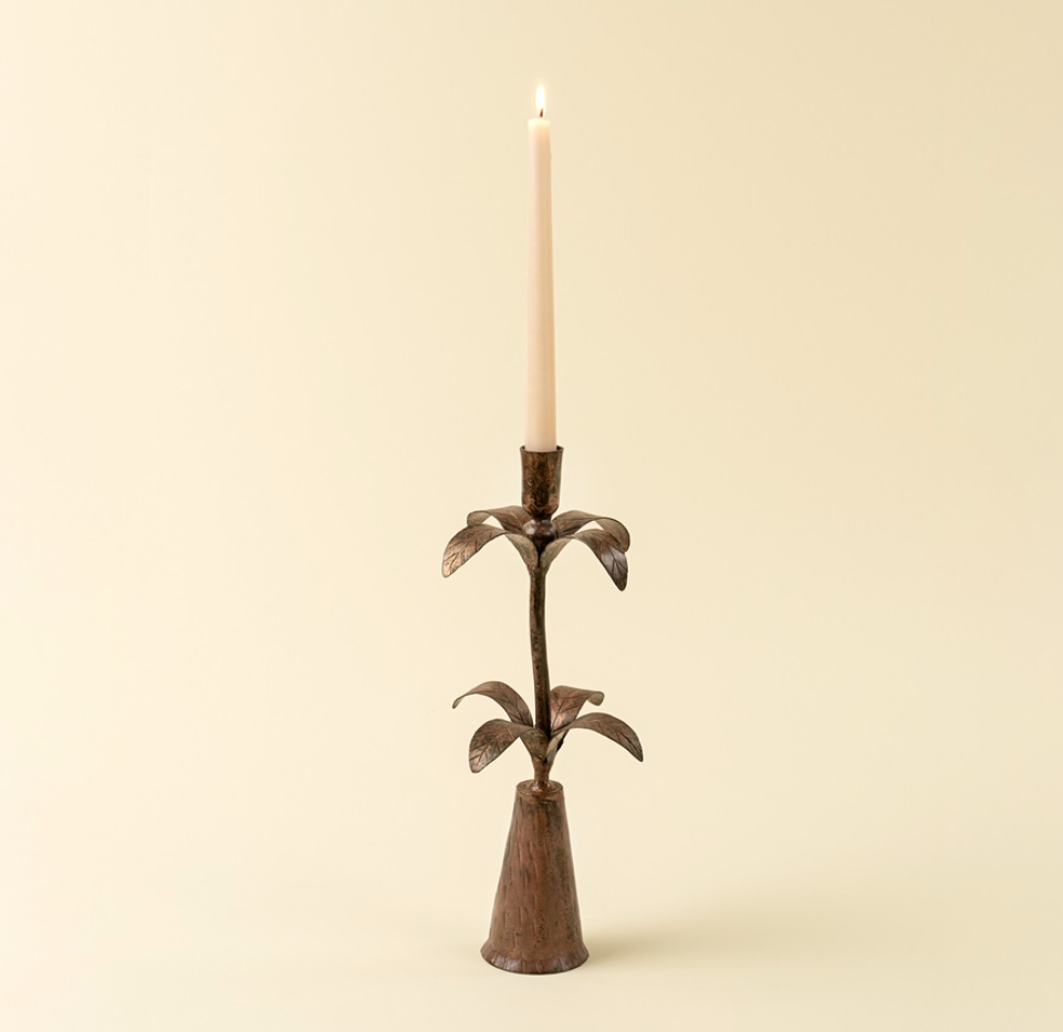 01-9191 Tropicana Forged Candlestick, Small