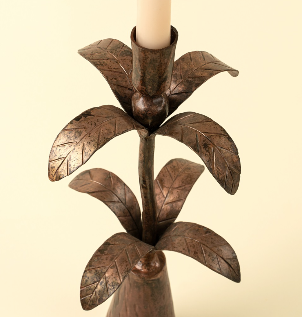 01-9191 Tropicana Forged Candlestick, Small