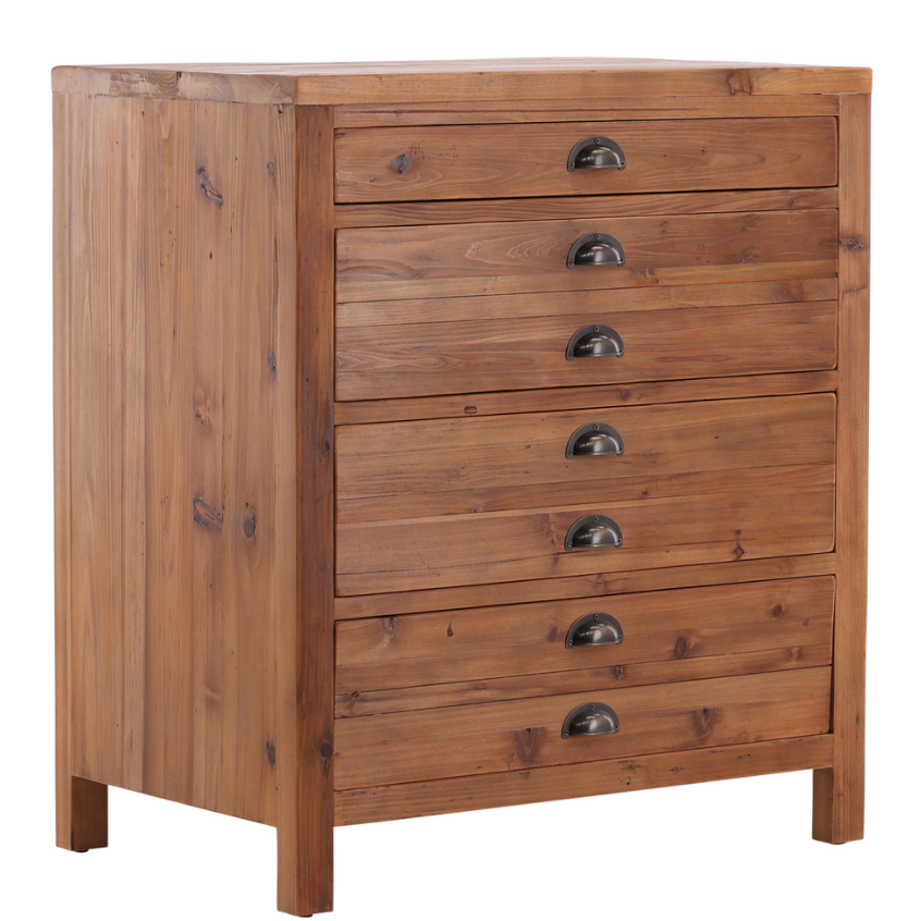 84224N Small Natural Apothecary Chest