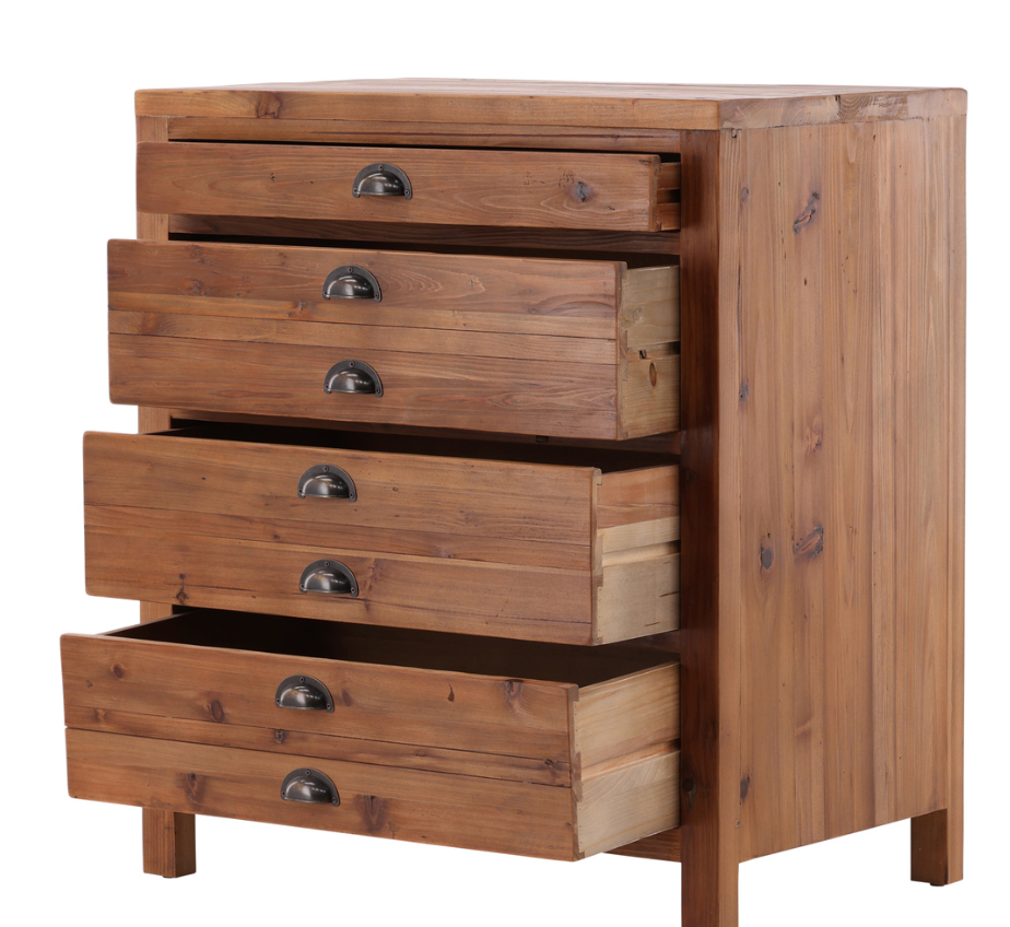 84224N Small Natural Apothecary Chest