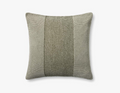 PLL0170 22x22 Ivory & Green Pillow