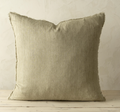 1-3362 24x24 Linen Linen Pillow, Celery Root