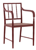 13349AB Red Reynolds Arm Chair
