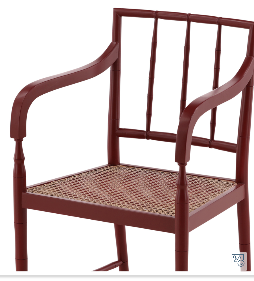 13349AB Red Reynolds Arm Chair