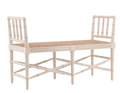 61072LT Cream Palm Bench