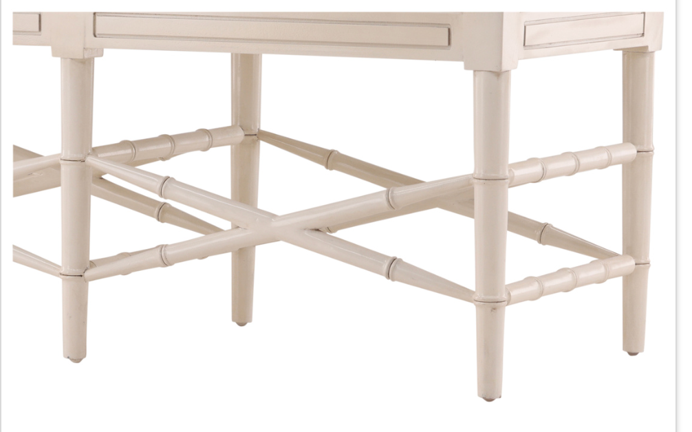 61072LT Cream Palm Bench