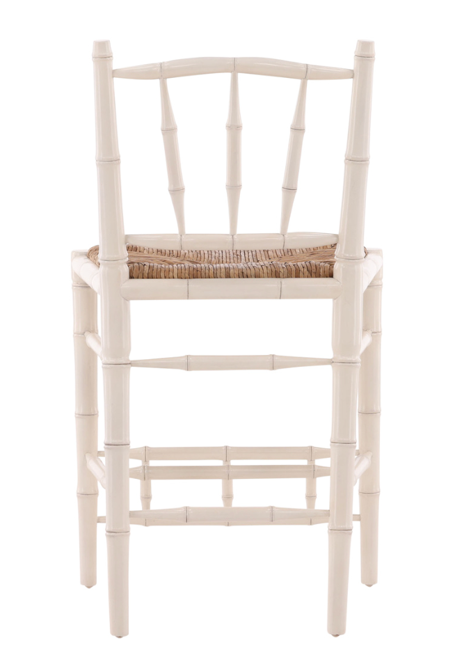 61060LT Cream Bamboo Counter Stool