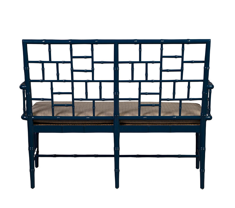 51876AZ2 Blue Belleville Settee