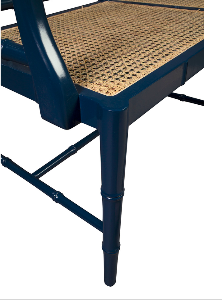 51876AZ2 Blue Belleville Settee