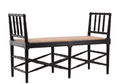 61072AB77 Black Palm Bench