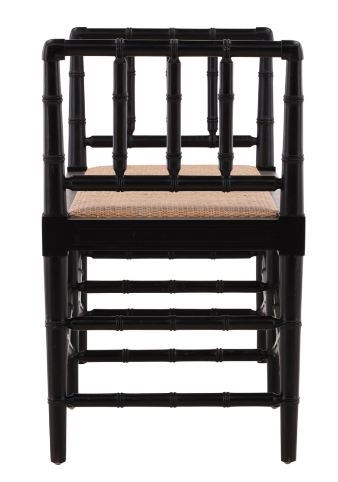 61072AB77 Black Palm Bench