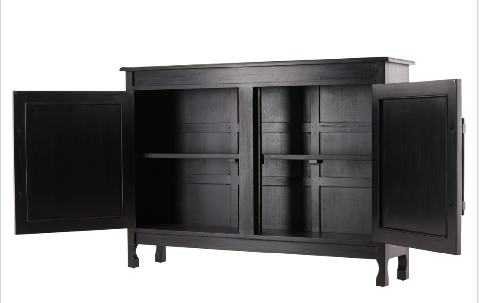 32101AB77 Black Dalia Cabinet