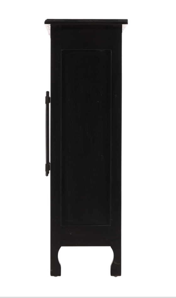 32101AB77 Black Dalia Cabinet