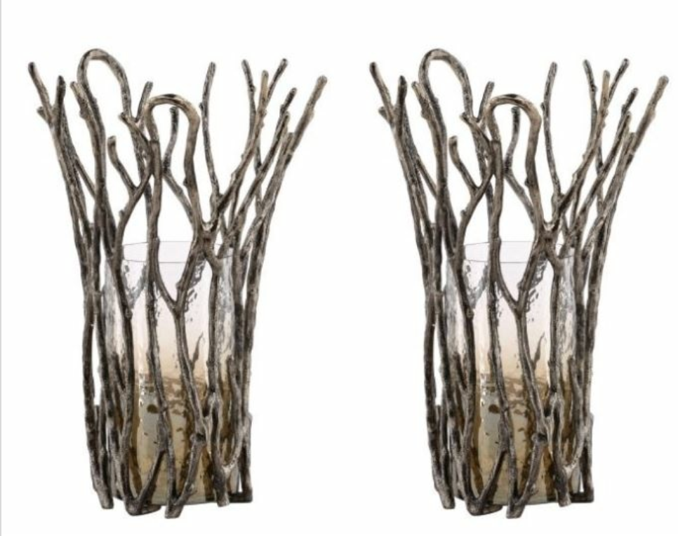 61-06 Light Hurricane Vase Set