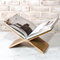 PDNC-154-NT 15" Natural Wood Magazine Holder