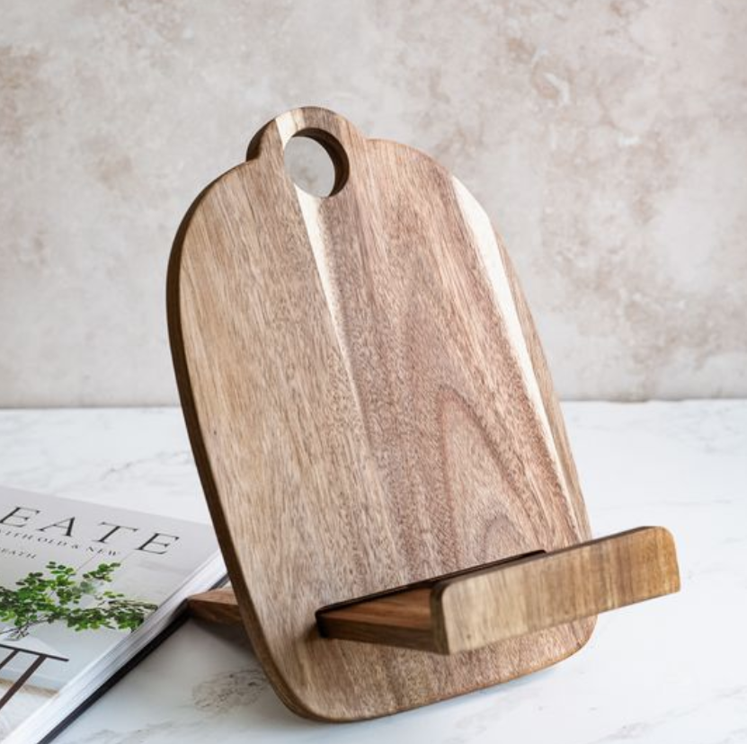 PDNT04 Acacia Wood Cookbook Stand