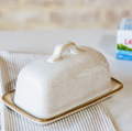 PDCS04 Latte Splatter Butter Dish