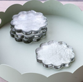 PDMN17 Scallop Glass Coasters, Set of 4