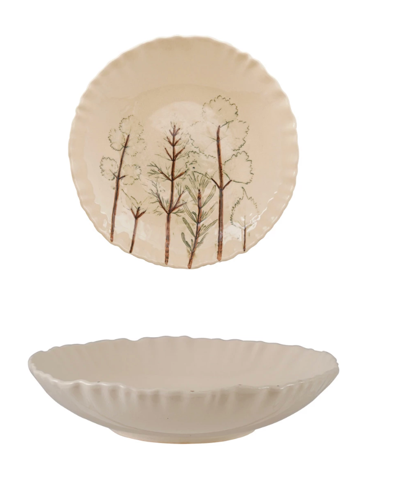 DG1976 Hand Painted Stonewear Bowl
