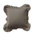 DG2122 18" Square Pillow Natural and Tan Color