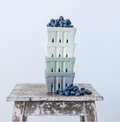 DA9441A Textured Stonewear Berry Basket
