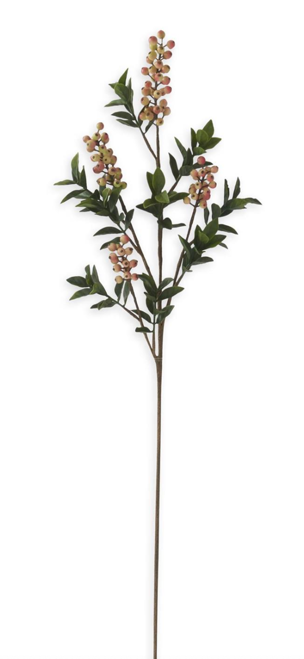 19270A-OR 30.5" Orange Berry Stem