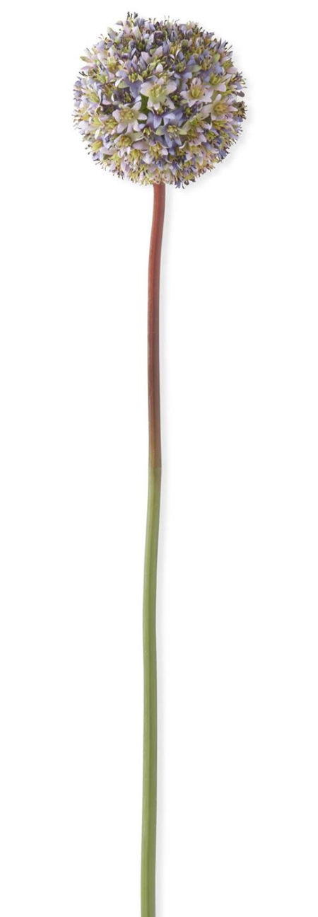15243A-PUDK 30" Dark Purple Allium Stem