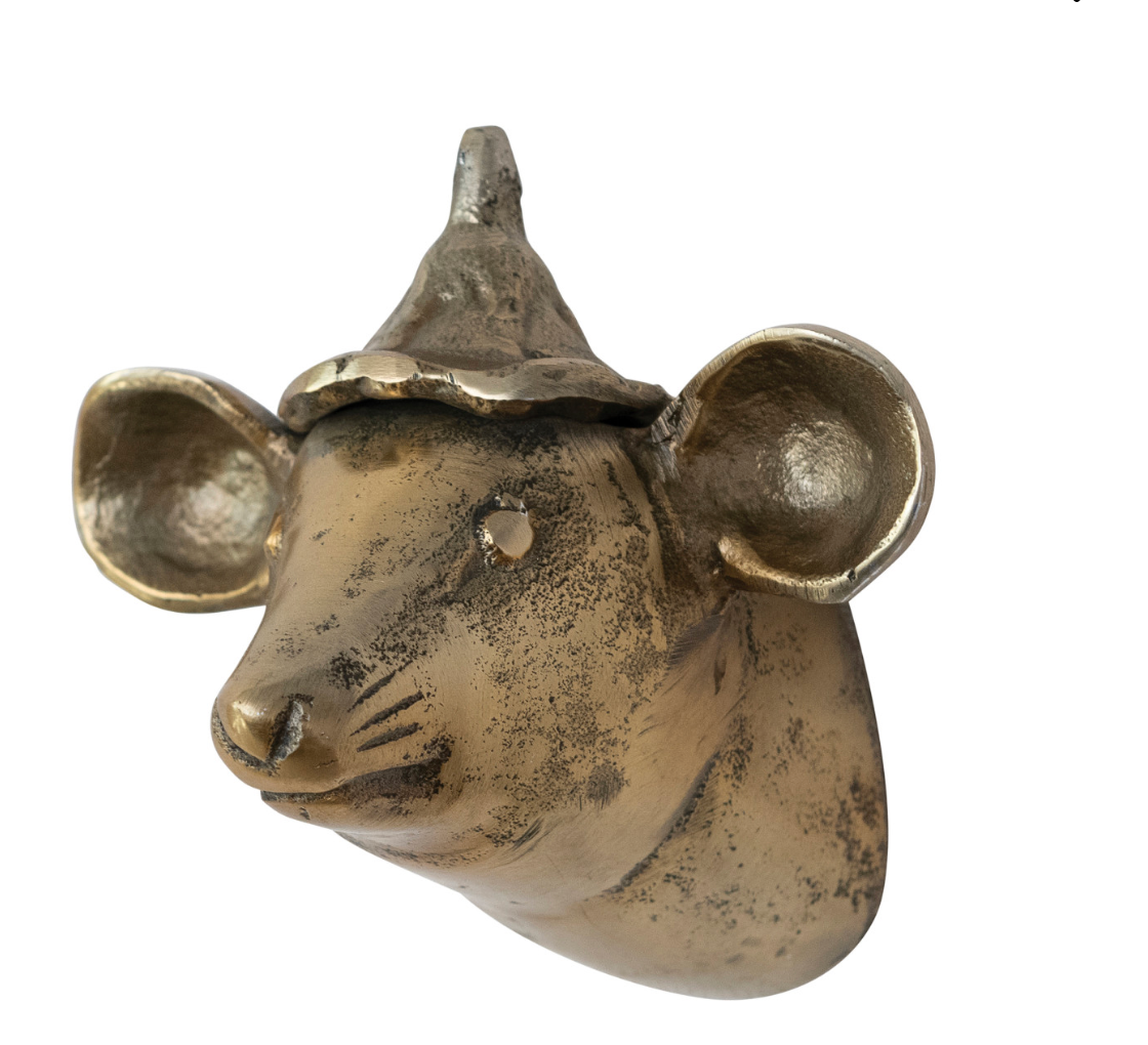DG1718 Aluminum Mouse Head w/ Hat