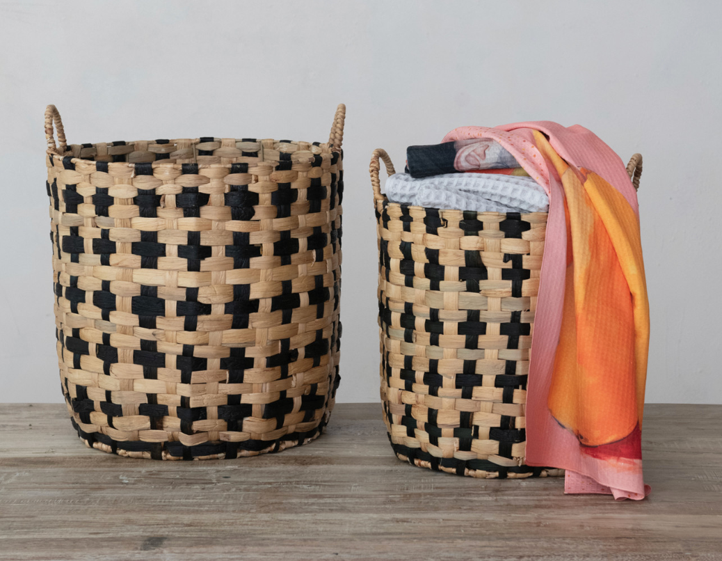 DG1012-M Woven water hyacinth baskets