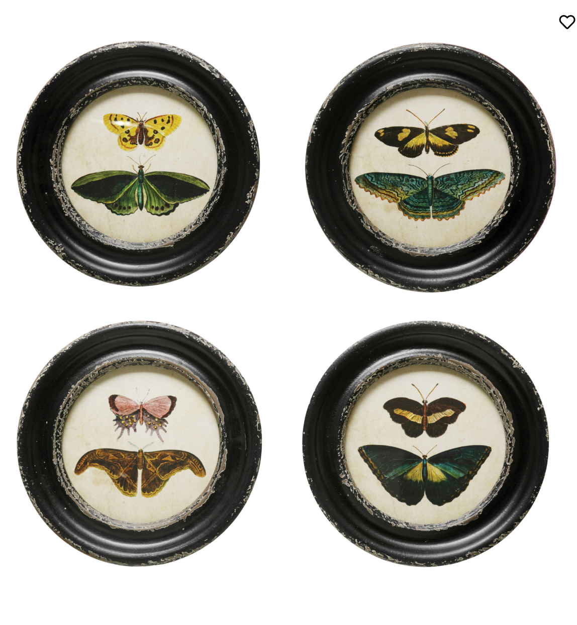 DF4073A Framed Wall Décor Moths