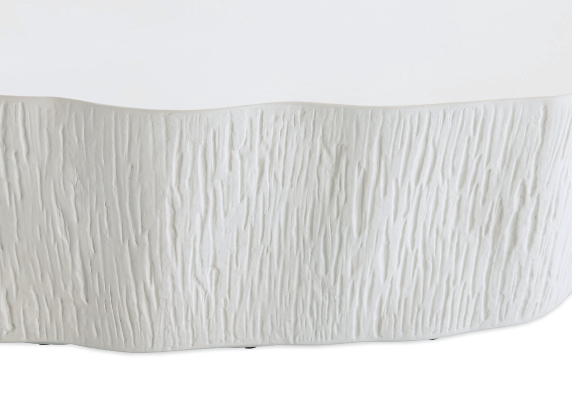 SW6203-TTCT Wood Texture Coffee Table in Bone