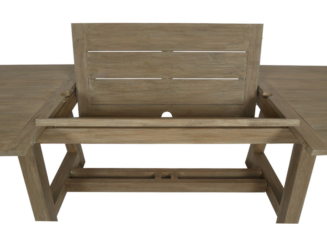 SW5501-T79-118 Coastal Teak Extension Dining Table
