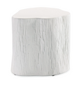 SW6203-TTET Tree Trunk End Table in Bone
