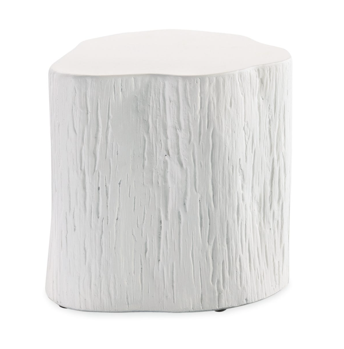 SW6203-TTET Tree Trunk End Table in Bone